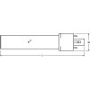 Osram G23 LED 3.5 Watt neutralvit 400 Lumen