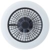 Brilliant Salerno Taklampa LED Svart, 1-ljuskällor, Fjärrkontroll