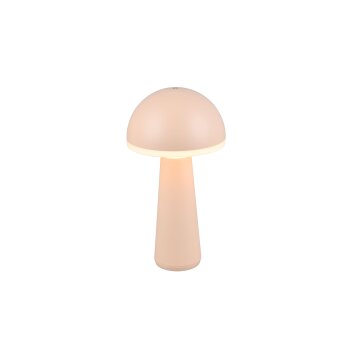 Reality FUNGO Bordslampa LED Beige, 1-ljuskällor