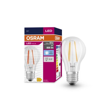 Osram E27 LED 6.5 Watt neutralvit 806 Lumen