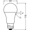 Osram E27 LED 13 Watt dagsljusvit 1521 Lumen