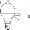 Osram E14 LED 4.9 Watt varmvit 470 Lumen