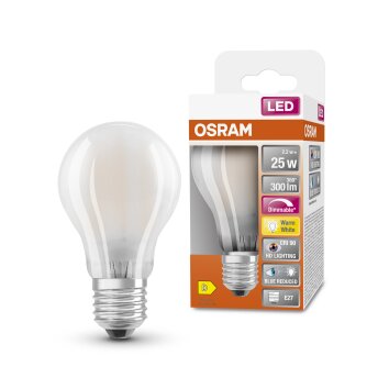 Osram E27 LED 2.2 Watt varmvit dimbar 300 Lumen