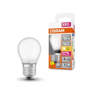 Osram E27 LED 2.2 Watt varmvit dimbar 300 Lumen