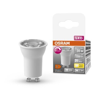 Osram GU10 LED 3 Watt varmvit dimbar 230 Lumen