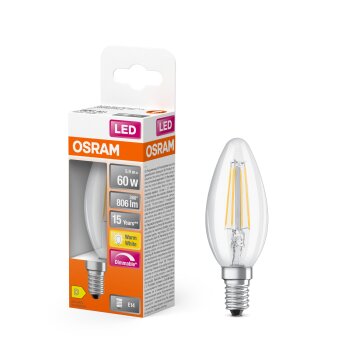 Osram E14 LED 5.5 Watt varmvit dimbar 806 Lumen