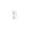 Osram E27 LED 4.8 Watt varmvit dimbar 470 Lumen