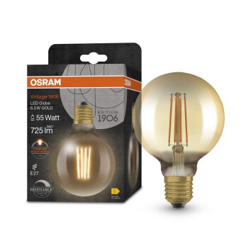 Osram E27 LED 6.5 Watt varmvit dimbar 725 Lumen