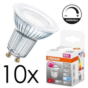 GU10 LED 7.9 Watt varmvit dimbar 650 Lumen