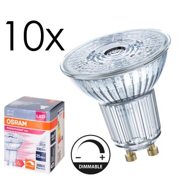 GU10 LED 3.4 Watt varmvit dimbar 230 Lumen