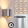 Tamarin vägglampa utomhus, Up & Down Lampa, Vägglampa LED Silver, 1-ljuskällor