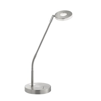 Honsel Lampor Dent Bordslampa LED Nickel matt, 1-ljuskällor, Färgväxlare