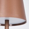 Vannie Bordslampa utomhus, Bordslampa LED Brun, 1-ljuskällor