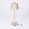 Asen Bordslampa utomhus, Bordslampa LED Beige, 1-ljuskällor