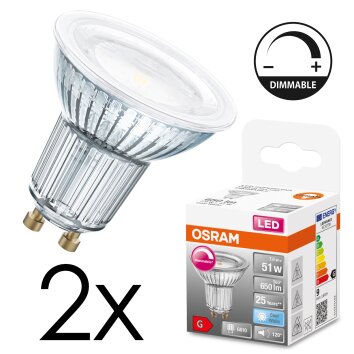 GU10 LED 7.9 Watt neutralvit dimbar 650 Lumen