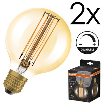 E27 LED 5.8 Watt varmvit dimbar 470 Lumen