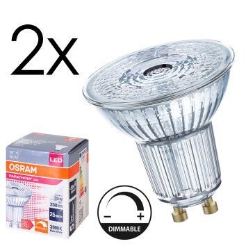 GU10 LED 3.4 Watt varmvit dimbar 230 Lumen