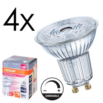 GU10 LED 3.4 Watt varmvit dimbar 230 Lumen