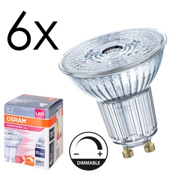 GU10 LED 3.4 Watt varmvit dimbar 230 Lumen