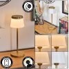 Algeraz Bordslampa utomhus, Bordslampa LED Beige, 1-ljuskällor