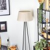 Bassagoda Golvlampa Beige, Vit, 1-ljuskällor