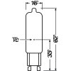 Ledvance G9 LED 1.8 Watt varmvit 200 Lumen