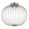 Globo Galway Taklampa LED Nickel matt, 1-ljuskällor