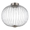 Globo Galway Taklampa LED Nickel matt, 1-ljuskällor