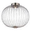 Globo Galway Taklampa LED Nickel matt, 1-ljuskällor