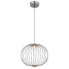 Globo Galway Pendellampa LED Nickel matt, 1-ljuskällor