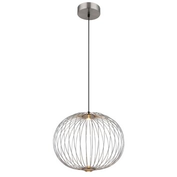 Globo Galway Pendellampa LED Nickel matt, 1-ljuskällor