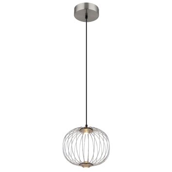 Globo Galway Pendellampa LED Nickel matt, 1-ljuskällor