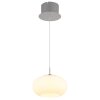 Globo Quintara Pendellampa LED Nickel matt, 1-ljuskällor