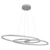 Globo Spira Pendellampa LED Krom, Silver, 1-ljuskällor