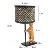 Steinhauer Animaux Bordslampa Svart, 1-ljuskällor