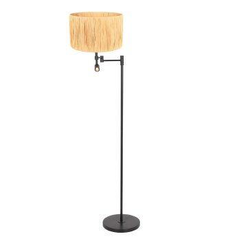 Steinhauer Stang Golvlampa LED Svart, 2-ljuskällor