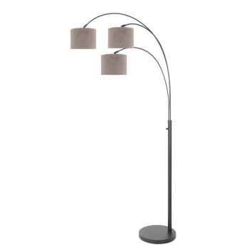 Steinhauer Light Golvlampa Svart, 3-ljuskällor