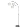 Steinhauer Light Golvlampa Svart, 3-ljuskällor