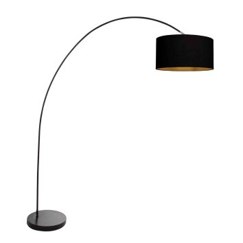 Steinhauer Solva Golvlampa Svart, 1-ljuskällor