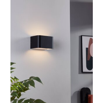 Eglo Eglo Vägglampa LED Svart, Vit, 1-ljuskällor