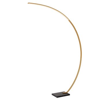 Lucide CURVE Golvlampa LED Svart, 1-ljuskällor