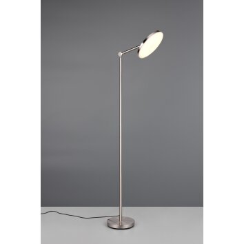 Reality Mondello Golvlampa LED Nickel matt, 1-ljuskällor