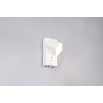 Trio Raglan Vägglampa LED Vit, 1-ljuskällor