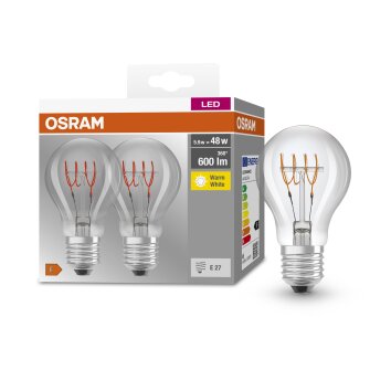 Osram E27 5.9 Watt varmvit 600 Lumen