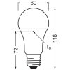 Osram E27 14 Watt varmvit 1521 Lumen