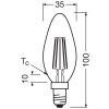 Osram E14 1.2 Watt varmvit 255 Lumen