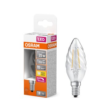 Osram E14 2.8 Watt varmvit dimbar 250 Lumen