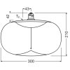 Osram E27 12 Watt varmvit dimbar 500 Lumen