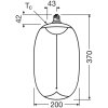 Osram E27 12 Watt varmvit dimbar 500 Lumen