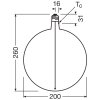 Osram E27 4.8 Watt varmvit dimbar 200 Lumen